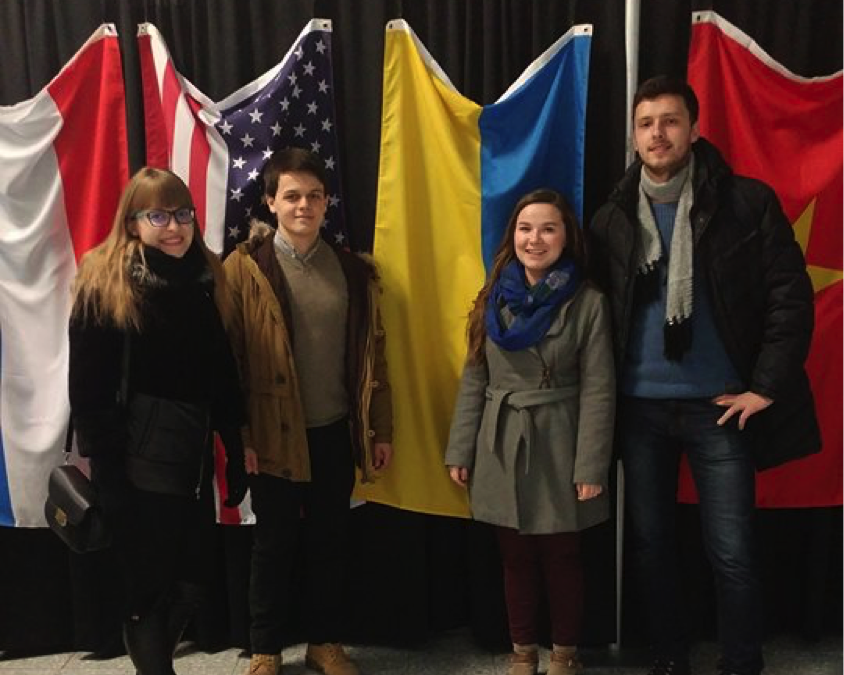 SUSK Meets with Student Leaders from Ukraine