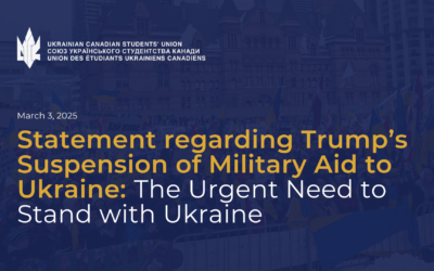 Statement regarding Trump’s Suspension of Military Aid to Ukraine